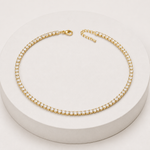 REVIERE colar dourado — vista completa
