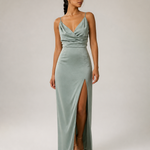 ANYA vestido longo verde - imagem principal