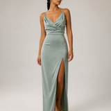 ANYA vestido longo verde - imagem principal