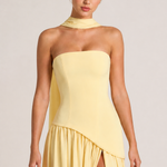 JULIA vestido amarelo — vista aproximada
