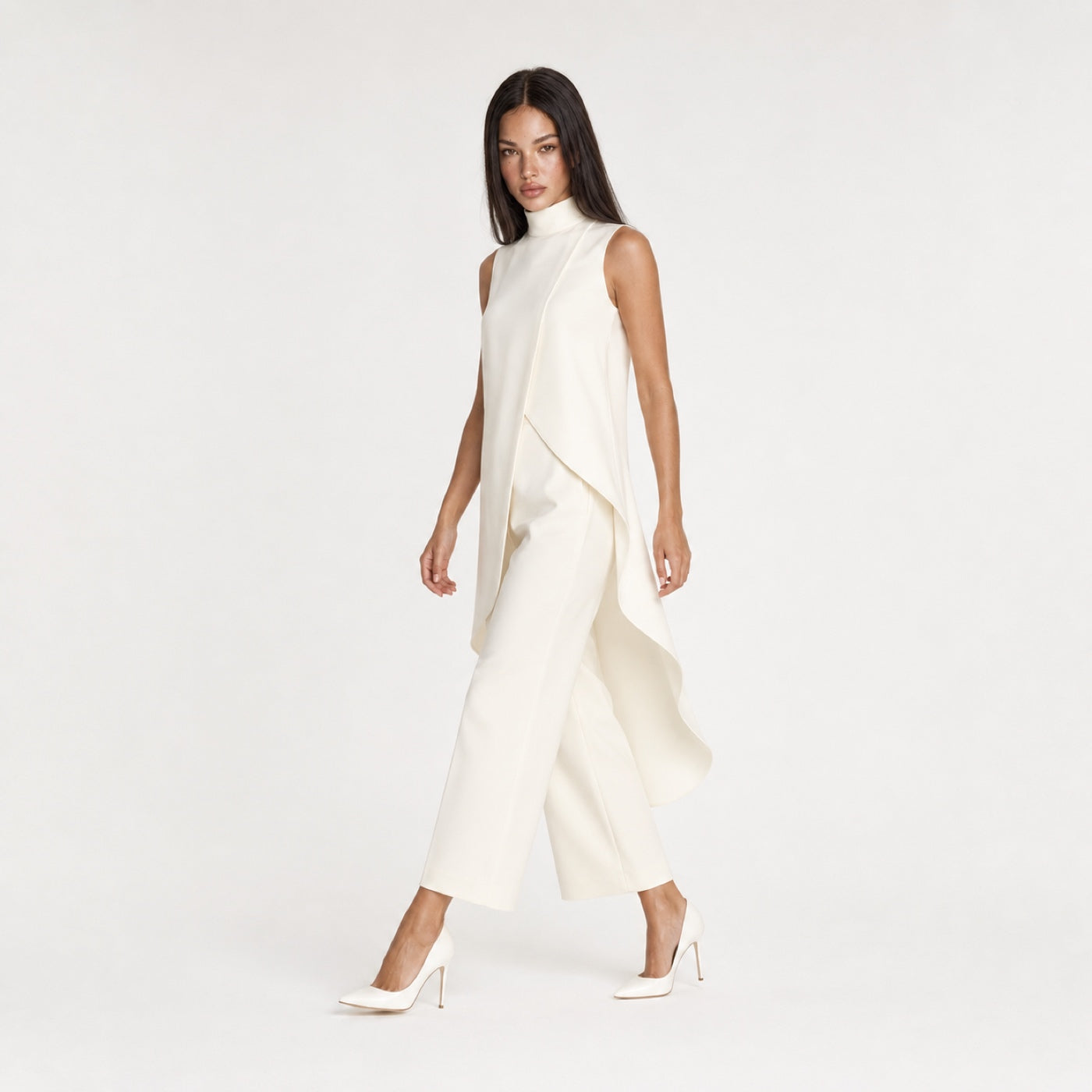 MARTINA conjunto branco - vista lateral