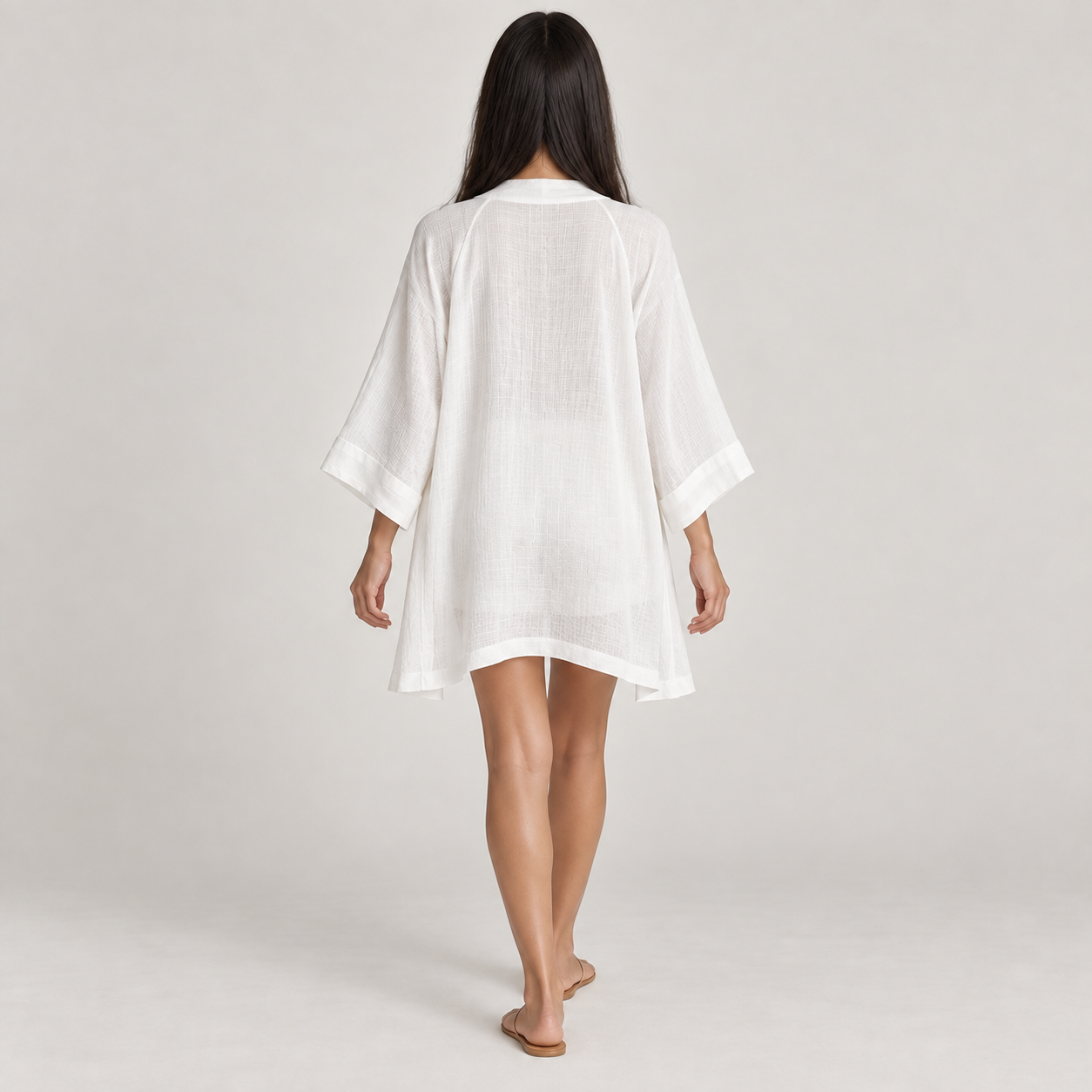 NADIA conjunto branco vista traseira