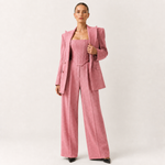 DOLCE conjunto de três peças rosa — vista frontal