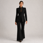 INNA fato feminino preto — vista frontal de corpo inteiro