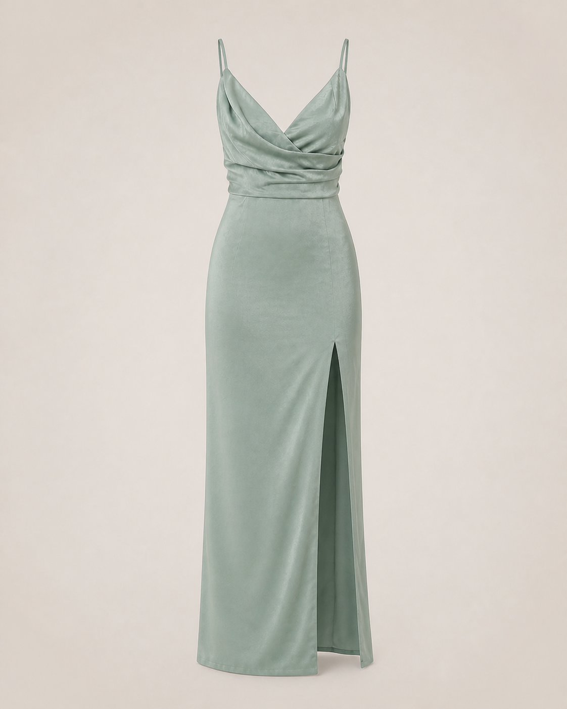 ANYA vestido longo verde - produto frente