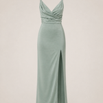 ANYA vestido longo verde - produto frente