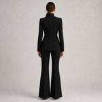 INNA fato feminino preto — vista traseira de corpo inteiro