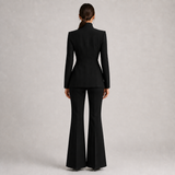INNA fato feminino preto — vista traseira de corpo inteiro