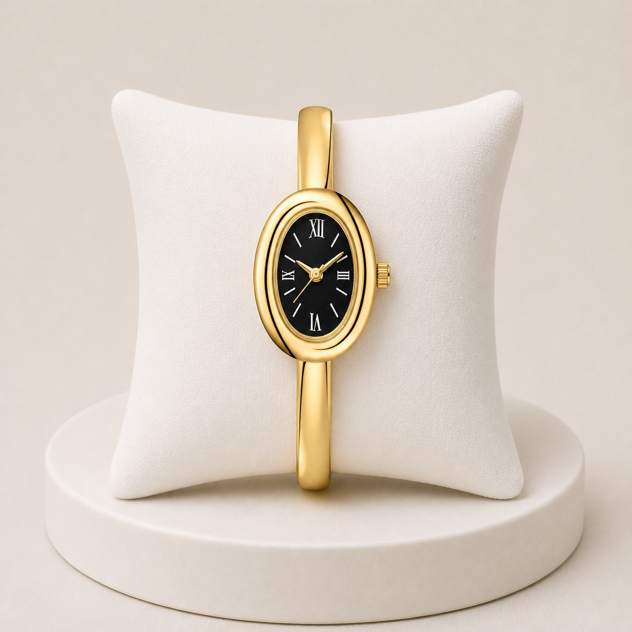 Relógio MARIA dourado e preto — imagem principal