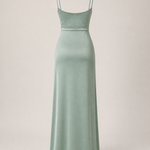 ANYA vestido longo verde - produto traseira