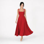 SCARLETT vestido vermelho