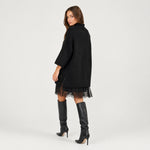 YOLANDE conjunto preto — vista traseira