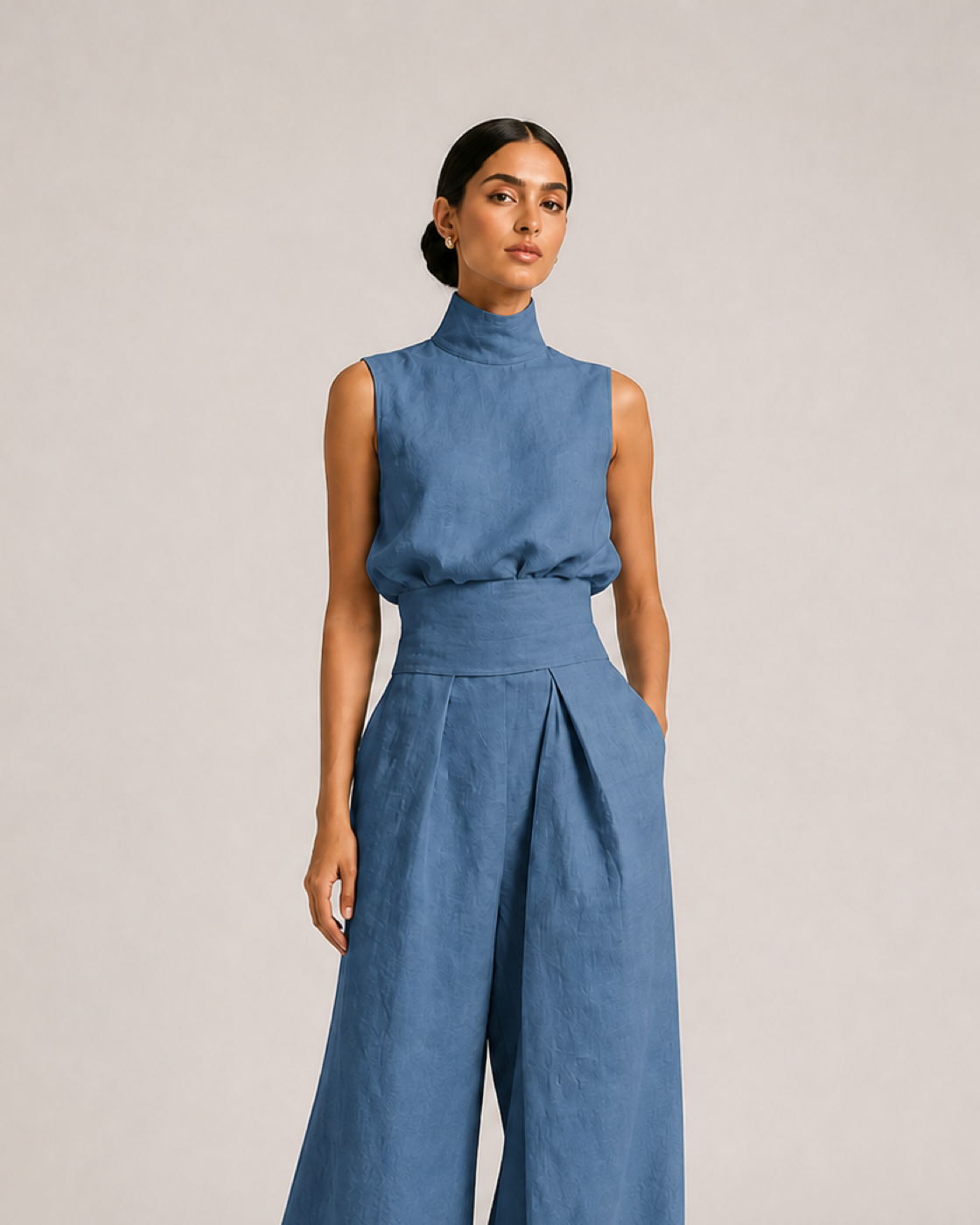 AIDA conjunto azul - detalhe