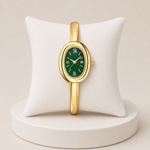 Relógio MARIA dourado e verde — imagem principal