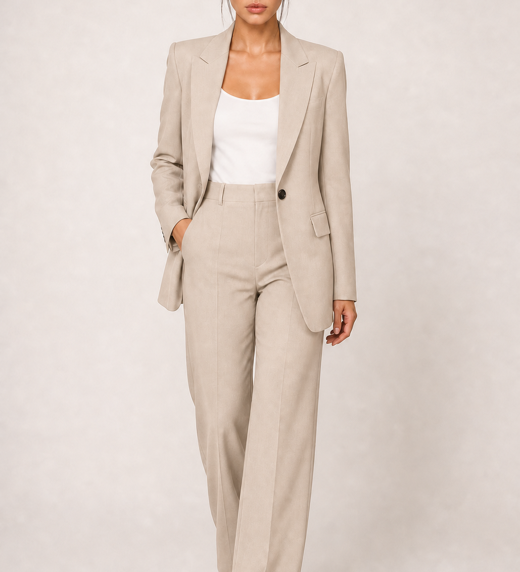 MELANIE conjunto apricot, corpo inteiro