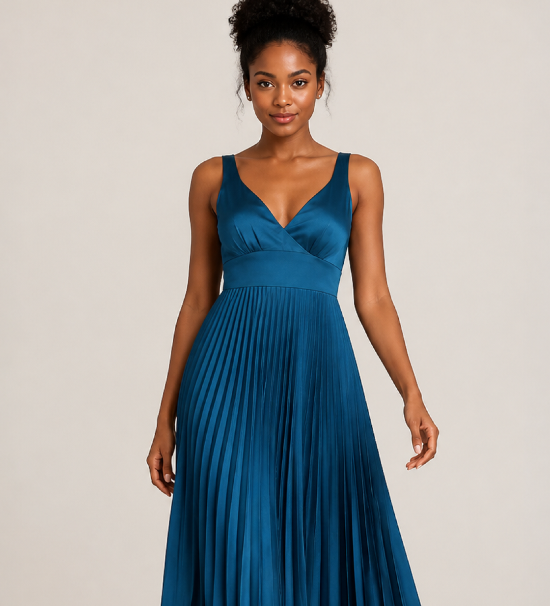 ABY vestido azul - detalhe