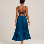 ABY vestido azul - vista traseira