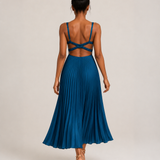 ABY vestido azul - vista traseira