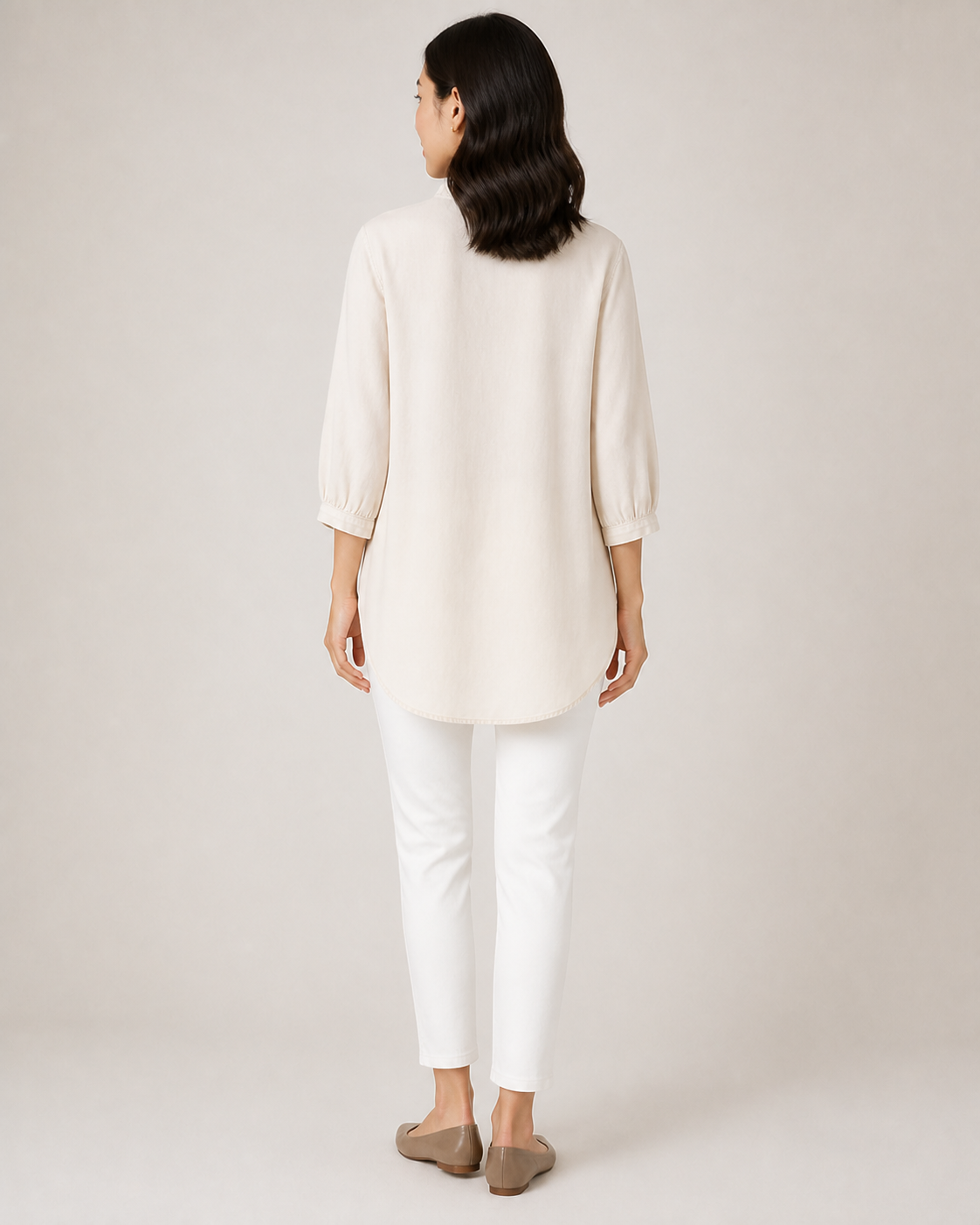 ADELE blusa apricot - vista traseira