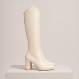 Botas ADELE bege — vista lateral