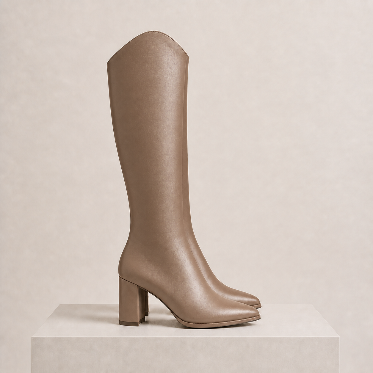 Botas ADELE mocha — vista lateral