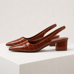 Sapatos ADELINA castanhos — vista lateral