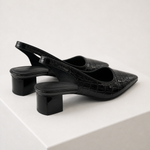 Sapatos ADELINA pretos — vista traseira