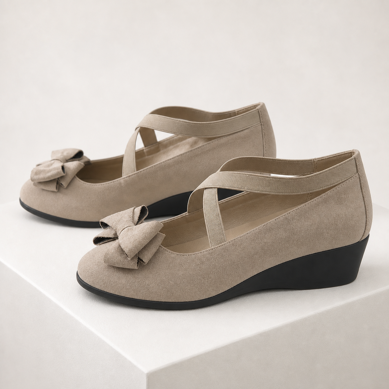 Sapatos AGNES caqui — vista lateral