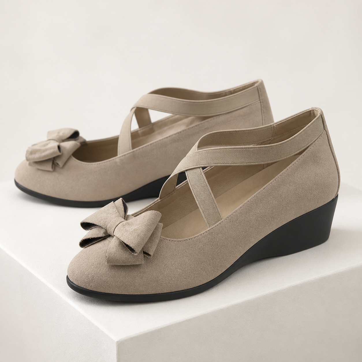 Sapatos AGNES caqui — vista principal