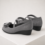 Sapatos AGNES cinza — vista traseira