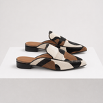 Mocassins mule AMALIA multicolor em vista lateral