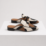 Mocassins mule AMALIA multicolor em vista lateral