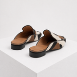Mocassins mule AMALIA multicolor em vista traseira