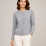 ANNA cardigan cinza — vista aproximada