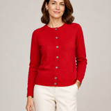 ANNA cardigan vermelho — vista aproximada