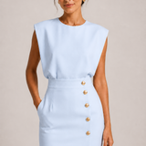 Vestido Azul-claro — vista aproximada