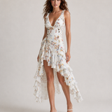 CLAIRE vestido boho floral — imagem de detalhe