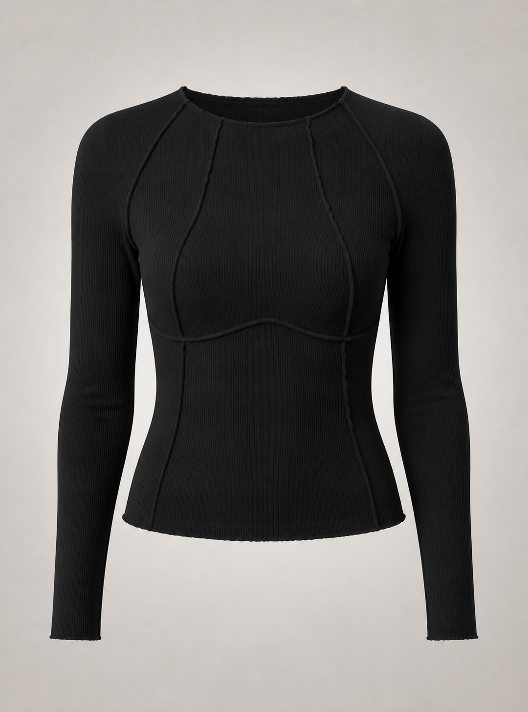 Top Claudia preto — vista frontal do produto