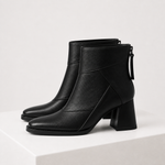 Botins DARA pretos — vista lateral