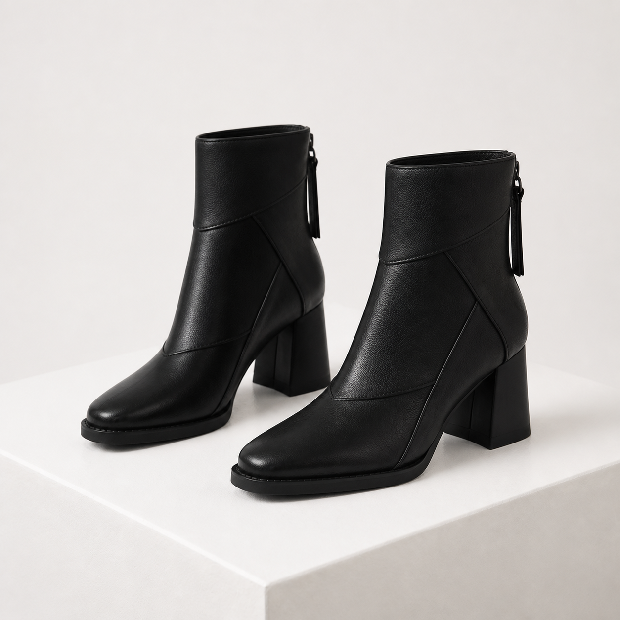 Botins DARA pretos — vista principal