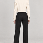 DIORA — blazer Bege, vista de costas com modelo