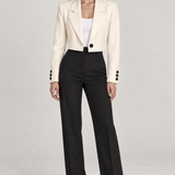 DIORA — blazer curto Bege, vista principal com modelo