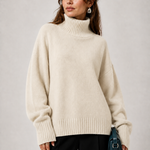 Sweater Elise beige — detalhe aproximado