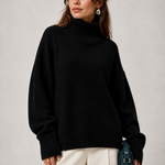 Sweater Elise preto — detalhe aproximado