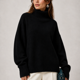 Sweater Elise preto — detalhe aproximado