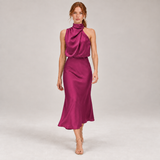 FLAVIA com modelo — Magenta — corpo inteiro