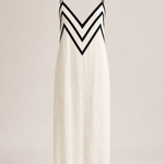 Vestido longo INMA — produto isolado de frente