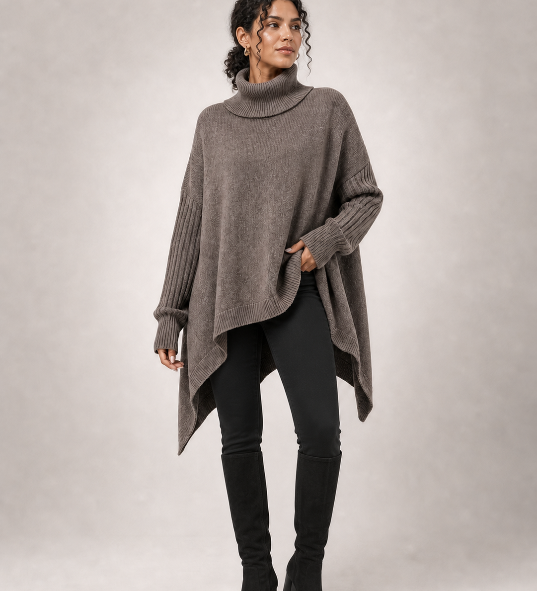 LAILA sweater oversized castanho - imagem principal