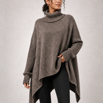 LAILA sweater oversized castanho - imagem aproximada