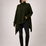 LAILA sweater oversized verde escuro - imagem aproximada